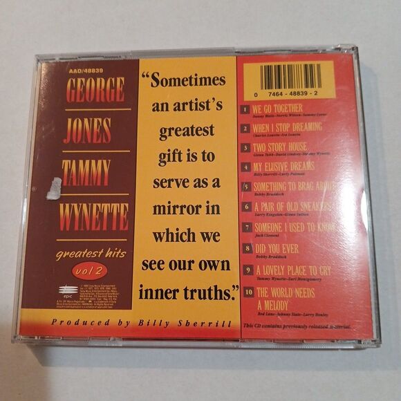 "George Jones & Tammy Wynette - Greatest Hits, Vol. 2 [Epic]" - Picture 2 of 5